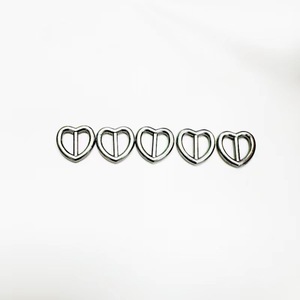Dollhouse 5mm Heart-shaped Vertical Japanese Button Doll Clothes DIY Mini BJD Decoration Peach Heart Small Tune Button - Product Image 5