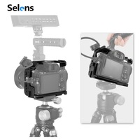 Cage de protection en alliage d'aluminium Selens pour appareil photo Sony A7M3 A73 A7R4 A74 FX3 FX30, stabilisateur pour vlog et tournage vidéo