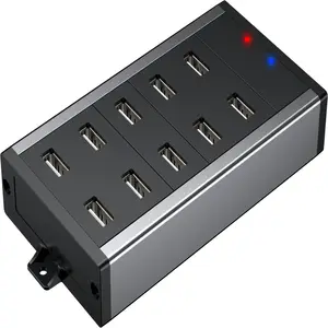 Sipolar FD-502 10 Poort Usb Hub Draagbare Opladers Voor Desktop Accessoires 2.0 Usb Duplicator