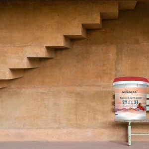 Dernier revêtement de bâtiment <span class=keywords><strong>D</strong></span>écoration Mur extérieur Matériau <span class=keywords><strong>Peinture</strong></span> <span class=keywords><strong>d</strong></span>'<span class=keywords><strong>argile</strong></span> rouge naturelle - Product Image 3