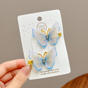 Forcina a farfalla Super carina per bambine accessorio per copricapo antico per fermagli per capelli - Product Image 6