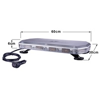 12V 24V Ambulanz Rotierende Lichtleiste mit ECE-R65 LED Notfallleiste Magnetische Warn-LED-Lichtleiste Blitz