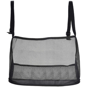 Sac de rangement en maille pour dossier de siège de voiture, 10L, 4-7 compartiments, organisateur noir pour l'intérieur du véhicule - Product Image 4