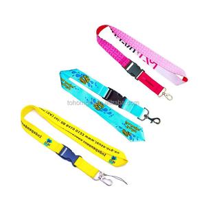 Lanière personnalisée pour le cou, imprimée par sublimation, en polyester, avec logo personnalisé, lanière de téléphone de haute qualité - Product Image 4