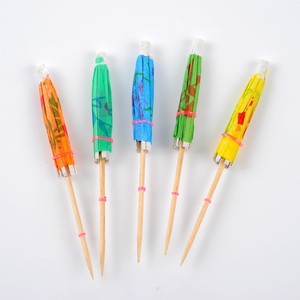 Wood Cocktail Drink Picks Party ombrellone decorativo ombrellone Cocktail bastoncini <span class=keywords><strong>di</strong></span> <span class=keywords><strong>legno</strong></span> per promozioni - Product Image 6