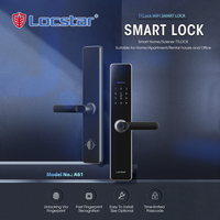 Serrure intelligente Locstar pour porte métallique, télécommande TTlock, empreinte digitale, mot de passe numérique, carte-clé, serrure de porte intelligente avec Wifi