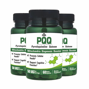 Complément PQQ 50mg 60 Capsules pour l'Amélioration Cognitive, l'Énergie Cellulaire et le Soutien Immunitaire (OEM) - Product Image 1