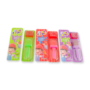 ลูกอมรสผลไม้เคลือบซอสแบบจิ้ม แปรงจิ้มซอสขนาดเล็ก รสเยลลี่ น้ำผลไม้ ลูกอมหวาน  OEM/ODM  แปลกใหม่และสนุกสนาน - Product Image 2