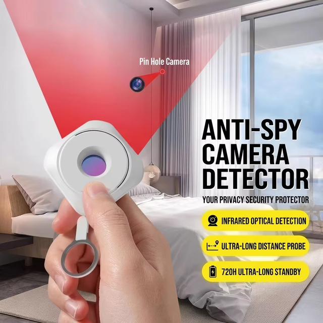 Smart Portable Hidden Camera Detector Infrared Laser Anti Spy Scanner Hotel Privacy Protection Anti Peeping