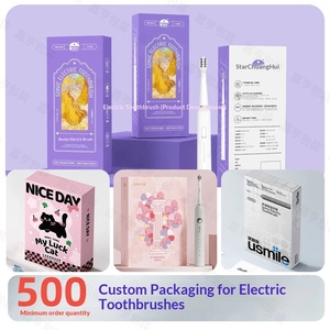 Cajas de Regalo Personalizadas para Cepillos de Dientes Eléctricos y Pasta Dental, Diseño de Empaque de Cartón Blanco - Product Image 2
