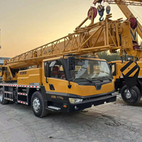 Grue de camion d'occasion de haute qualité, grue à flèche télescopique de 25 tonnes, grue de camion d'occasion à vendre