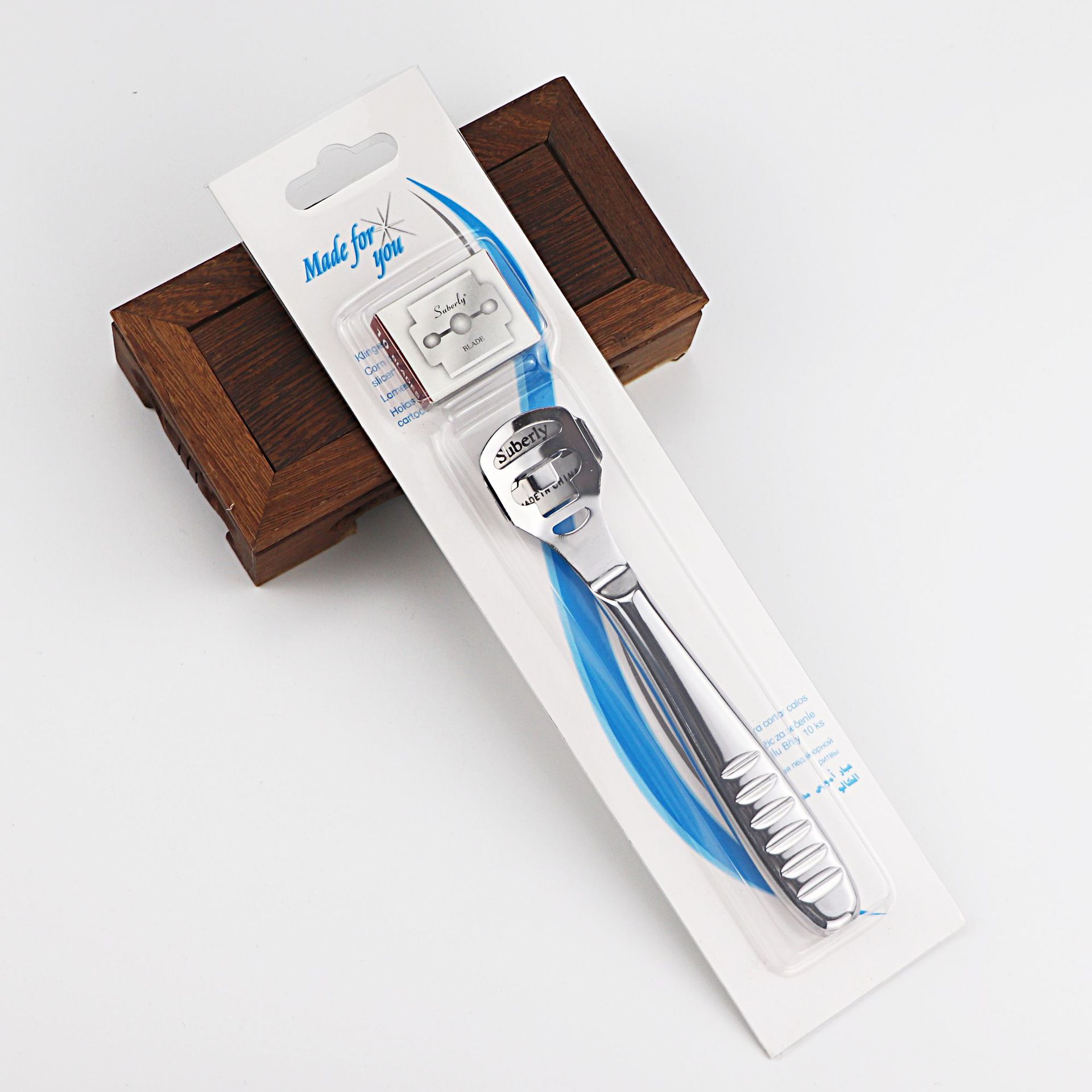 Rimozione del callo del File del piede (Blister + 10 pz lame)