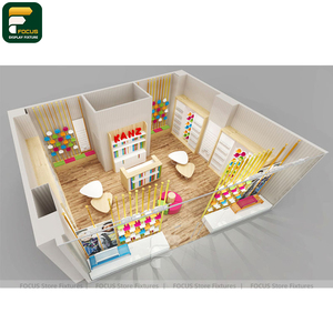 Premium Clothing Shop Display Cabinet Fashion Rack <b>Wall</b> Shelving Cashwrap Counter Boutique <b>Mirror</b> Unit - Product Image 6