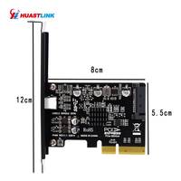 Tarjeta Adaptadora de Expansión USB 3.2 Tipo-C a PCI-E 4X PCIe X4 de 20Gbps, ASM3242 para Escritorio, Gran Venta 2026