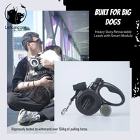 Laisse pour chien RockPro pour chiens extra-grands, robuste, anti-traction, réfléchissante, résistante, durable, avec poignée rembourrée pour les promenades quotidiennes