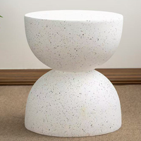 Table basse console en oxyde de magnésium de style minimaliste nordique pour salon