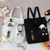 Nouveau design, vente en gros, grands sacs à bandoulière pour le shopping, sacs d'école pour étudiants, sac à dos en toile pour filles, sac fourre-tout en toile