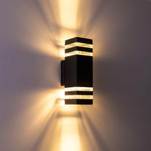 Lámpara de Pared LED Exterior de Doble Cabezal, 12W 14W, Impermeable IP65, Aluminio, Moderna, <span class=keywords><strong>para</strong></span> Jardín, 1 Año de Garantía - Product Image 1