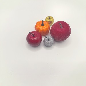 Decorazioni Artificiali di Frutta e Verdura, Ornamenti Natalizi, Ciondoli in Plastica e Schiuma Effetto Ghiaccio, Miniature per Capodanno - Product Image 3