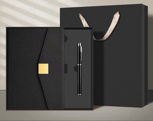 Подарочный набор: блокнот А5 с логотипом на заказ, ручка, корпоративный бизнес-подарок, промо-упаковка - Product Image 3