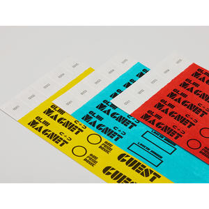 [AnyWristband] Bracelets TYVEK de couleur unie 25 mm (1 pouce) – Bracelets en vrac abordables pour la gestion de l'accès lors d'événements - Product Image 2