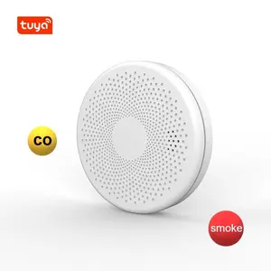 Siêu Mỏng Tuya WiFi Nhà Thông Minh An Toàn Và An Ninh Kết Hợp Khói Và CO Carbon Monoxide Gas <span class=keywords><strong>Detector</strong></span> - Product Image 1