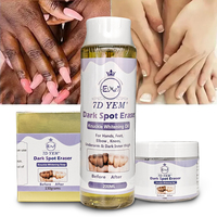 Savon de beauté OEM, huile éclaircissante pour la peau, crème éclaircissante pour les genoux, les mains, les coudes, élimination des taches brunes, réduction de la mélanine, ensemble éclaircissant pour les phalanges
