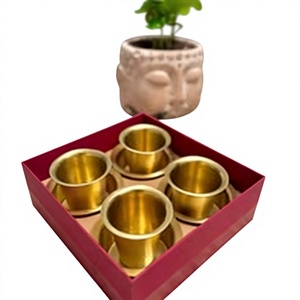 Juego de Dabara Tradicional de Latón King International, Desmontable, con 2 Compartimentos, Utensilios de Cocina Portátiles para Adolescentes y Adultos, Seguros - Product Image 1