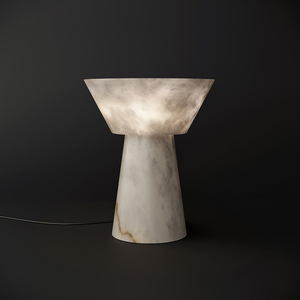 Modern <b>Light</b> Luxury Cloud Stone Table Lamp for Home & Hotel Bedroom Bedside & Living Room Side Table Decor Hotel Guest Room - Product Image 5