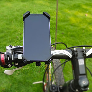 Support de téléphone universel pour vélo, support de téléphone pour vélo électrique, support de téléphone pour moto, support de téléphone à <span class=keywords><strong>4</strong></span> verrous, vente en gros à bas prix - Product Image 1