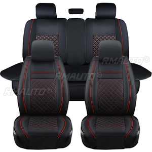 Funda para Asiento de Coche, Protector de Asiento de Automóvil, Cojín de Asiento, Funda de Asiento de Coche, Cojín de Silla, Alfombrilla de Cuero PU, Almohada de Coche, Reposacabezas - Product Image 1