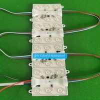 Module d'éclairage LED RGB 24V 6W haute luminosité à six lumières, puce 8206, film souple, pour plafond et plafond suspendu, éclairage publicitaire