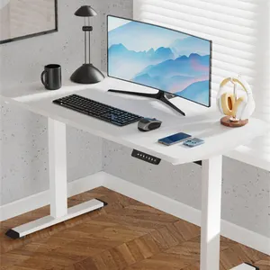 Manufacture Price Modern Home Office Table Manager Ceo Work Ergonomic Table Executive Office Adjustable Electric Standing Desk