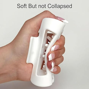 กิ๊บหนีบผมแฟชั่นแบบนุ่ม ยืดหยุ่น ขนาด 4.2 นิ้ว รุ่นคลาวด์ คลิปหนีบผมทรงสี่เหลี่ยมผืนผ้าแบบด้าน นุ่ม สบาย และน้ำหนักเบา - Product Image 5