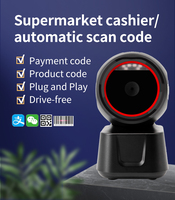 Promotion Exceptionnelle CX70 : Lecteur de Codes-Barres Filaire 1D/2D de Bureau Mains Libres Omnidirectionnel pour Supermarché