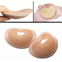 Offre Spéciale De Femmes du sein Push Up Pads Maillot de Bain Accessoires Silicone Soutien-Gorge Pad Mamelon Couverture Autocollants Patch Inserts Éponge Soutien-Gorge