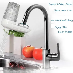 Usine OEM personnalisable robinet d'eau chaude et froide robinet eau bloc de carbone purificateur pour cuisine robinet filtration de l'eau