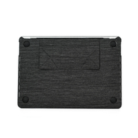 Étui pour ordinateur portable MacBook Air 13 pouces 2023/2024/2025/2026 (M2/M3/M4/M5) en similicuir avec support magnétique pliable