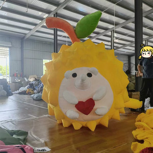 Qualité personnalisée Pvc gonflable <span class=keywords><strong>Fraise</strong></span> Ballon de fruits pour la publicité - Product Image 4