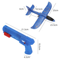 Pistolet à mousse en plastique à éjection manuelle, best-seller transfrontalier, jouet d'extérieur parent-enfant, lanceur lumineux pour enfants