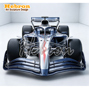 รถแข่ง <span class=keywords><strong>F1</strong></span> ปี 2026 แบบจำลองเรซิ่นไฟเบอร์กลาส ขนาด 1:1 งานแฮนด์เมดเพ้นท์สี สำหรับตกแต่งศิลปะ แฟชั่น และจัดแสดงในห้างสรรพสินค้า - Product Image 1