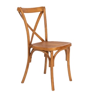 เก้าอี้พลาสติกโพลีโพรพิลีนแบบพนักพิงไขว้ แข็งแรง ทนทาน สำหรับใช้งานกลางแจ้ง ห้องนั่งเล่น งานแต่งงาน รองรับน้ำหนักได้ 300 กก. ป้องกันรังสียูวี โครงสร้างแบบโมโนบล็อก - Product Image 1