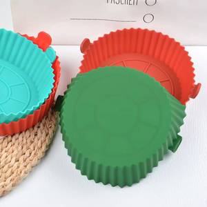 Olla de Silicona Personalizable de 6.5 o 8 Pulgadas, Reutilizable, Antiadherente, Resistente al Calor, Apta para Alimentos, para Freír al Aire - Product Image 4
