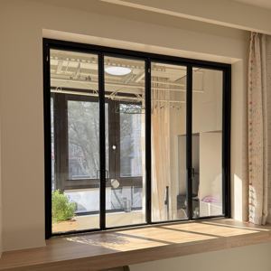 Fenêtre pliante moderne en aluminium et <span class=keywords><strong>PVC</strong></span> de haute qualité pour chambre à coucher, avec rebord durable, idéale pour appartement - Product Image 3