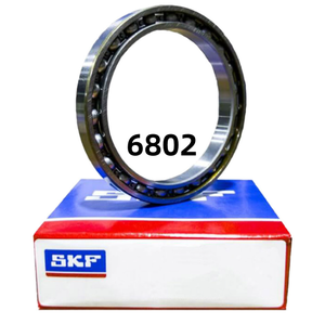 Rodamiento de Bolas de Ranura Profunda Original <span class=keywords><strong>SKF</strong></span> 15X24X5, Rodamiento 6802, Distribuidor de <span class=keywords><strong>Rodamientos</strong></span> <span class=keywords><strong>SKF</strong></span> - Product Image 1