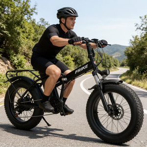 Bicicleta Eléctrica Plegable con Llantas Gruesas de 20*4 Pulgadas, Motor en la Rueda Trasera, Batería de Litio, Frenos de Disco Dobles, para Montaña, Nieve y Terreno Todoterreno - Product Image 6