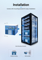 Medición de precisión Mini PC industrial sin ventilador 9-36V Voltaje amplio I3 Wins12 Linux Rechazo de ruido Caja de computadora integrada