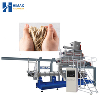 Nouvelle ligne de production d'extrusion alimentaire HMMA TVP 2025, machine de transformation de protéines de pois à haute humidité, analoge de la viande