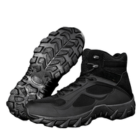 Bottes tactiques de grande taille pour hommes, pour la randonnée en plein air, l'escalade et l'entraînement - Antidérapantes et résistantes à l'usure