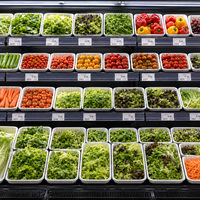 Assiette alimentaire jetable en amidon de maïs, plateau d'emballage alimentaire biodégradable respectueux de l'environnement, plateau en amidon de maïs